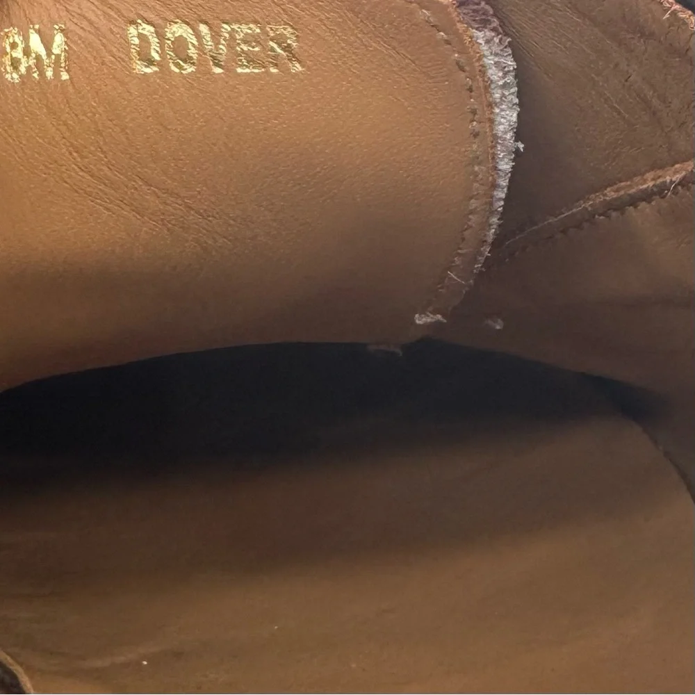 To Boot New York Dover Brown Leather Lace Up Cap Toe Oxford Size 8 M
